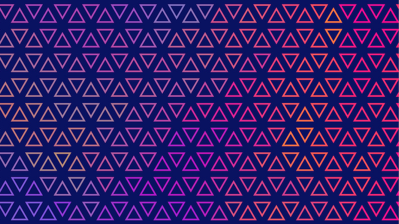 abstract colorful small triangle pattern banner design